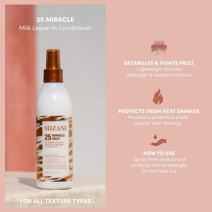 Mizani 25 Miracle Milk Multi-Benefit Leave-In Spray Conditioner