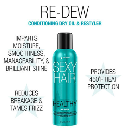 SexyHair Healthy Re-Dew Conditioning Dry Oil & Restyler