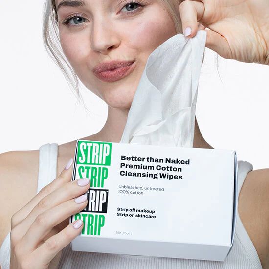 Strip Better than Naked Premium Cotton Cleansing Wipes