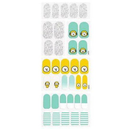 The Crème Shop BT21 CHIMMY Play Date Gel Nail Strips