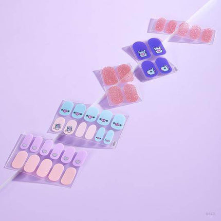 The Crème Shop BT21 MANG Cotton Candy Sky Gel Nail Strips Kit 3