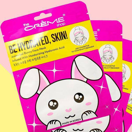 The Creme Shop Be Hydrated, Skin! Animated Bunny Face Mask CRAM5728