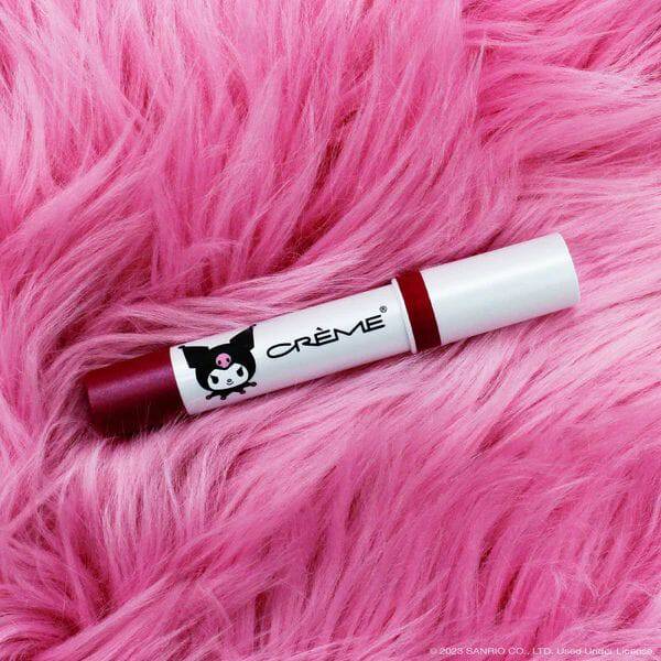 The Creme Shop x Kuromi Hello Lippy Tinted Moisturizing Lip Balm - Rose Flavored