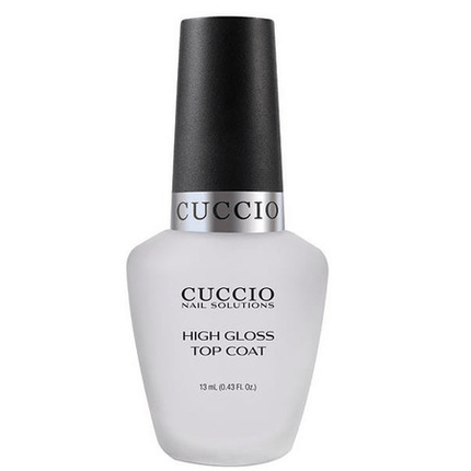 high gloss top coat - cuccio - nail polish