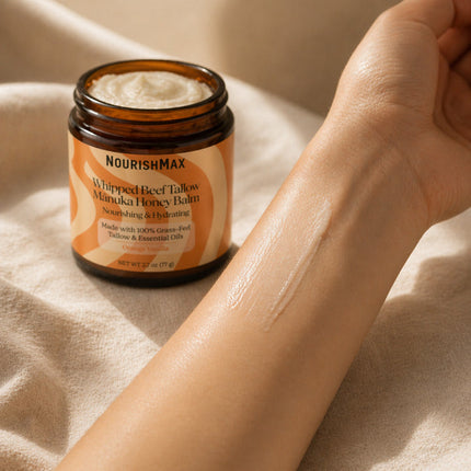 NourishMax Whipped Beef Tallow Manuka Honey Balm