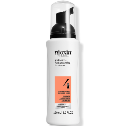 Nioxin System 4 Leave In Treatment - Color Treated With Progressed Thinning