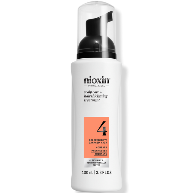 Nioxin System 4 Leave In Treatment - Color Treated With Progressed Thinning