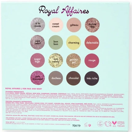 Kara Royal Affaires Creative Beauty Palette