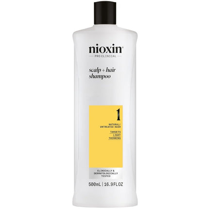 Nioxin System 1 Shampoo - Natural Hair With Light Thinning