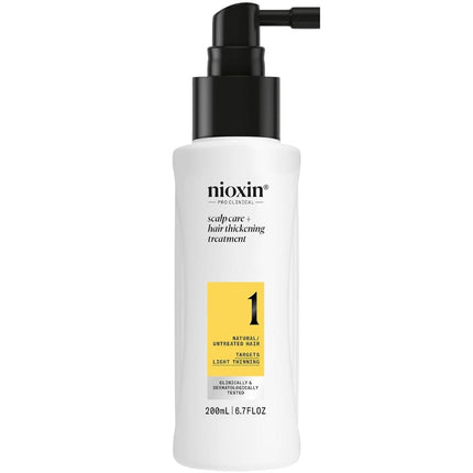 Nioxin System 1 Leave In Treatment - Natural Hair With Light Thinning