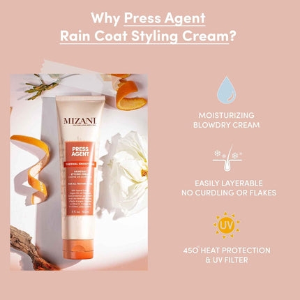 Mizani Press Agent Thermal Smoothing Raincoat Styling Cream