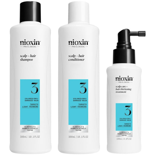 Nioxin System Kit 3 - Color Treated With Light Thinning