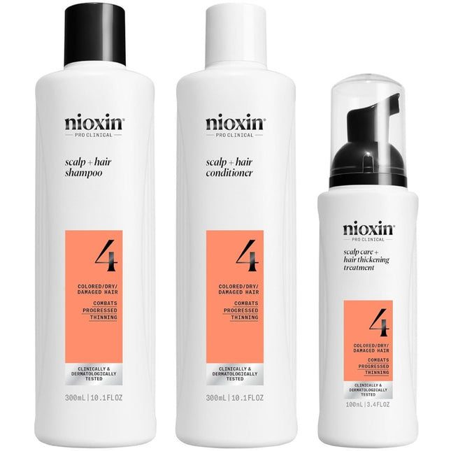 Nioxin System Kit 4 - Color Treated With Progressed Thinning