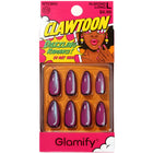 Absolute New York Glamify NTCW01 Clawtoon Press On Nails - Almond Long