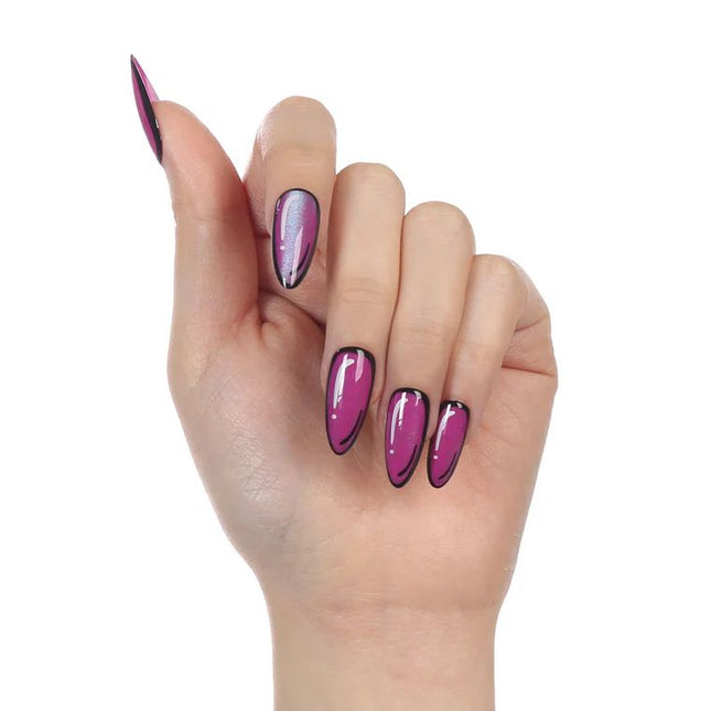 Absolute New York Glamify NTCW01 Clawtoon Press On Nails - Almond Long