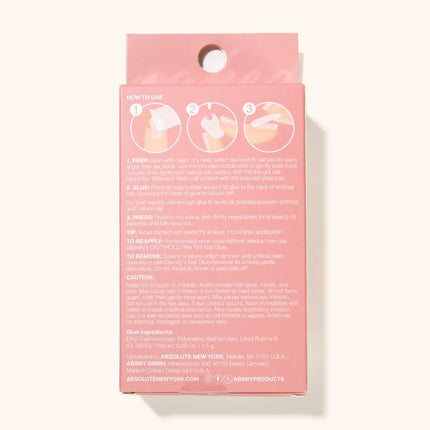 Absolute New York Glamify NTNK05 Naked Press On Nails - Almond Medium