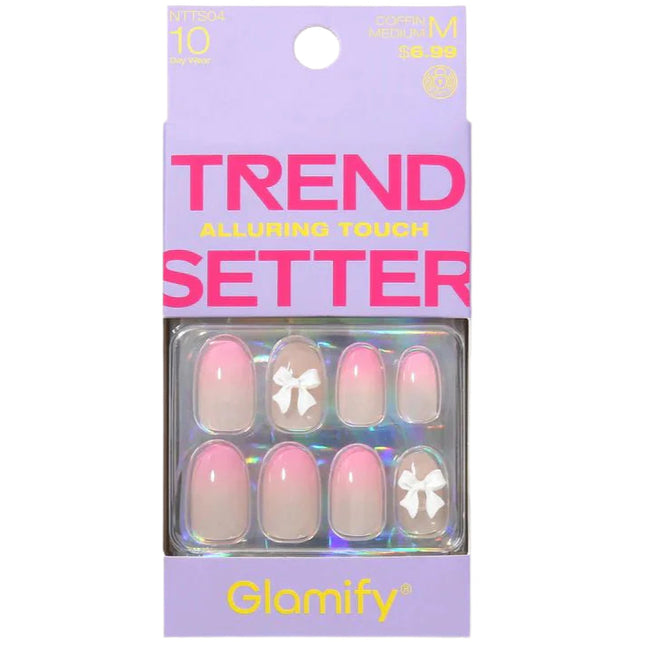 Absolute New York Glamify NTTS04 Trendsetter Press On Nails - Almond Medium