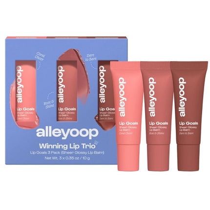 Alleyoop Lip Goals Super Hydrating Glossy Balm Trio