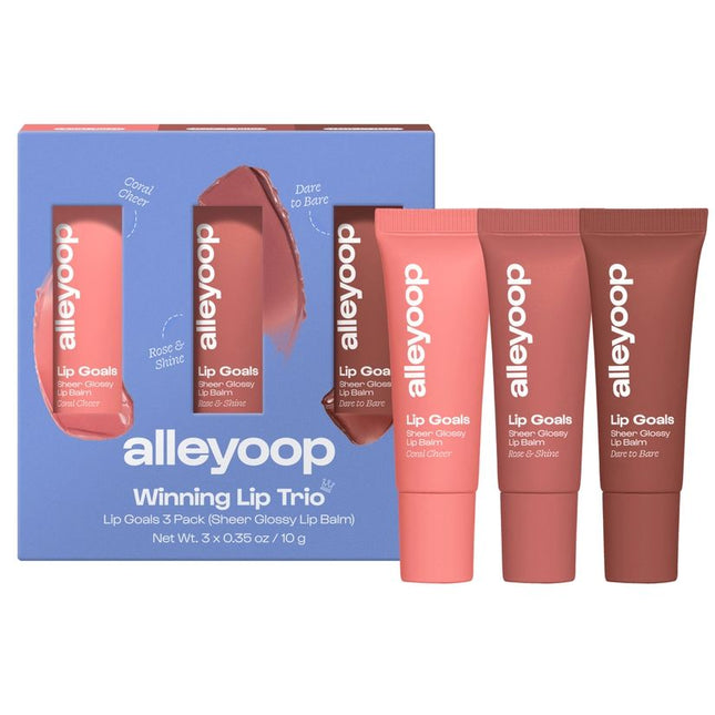 Alleyoop Lip Goals Super Hydrating Glossy Balm Trio