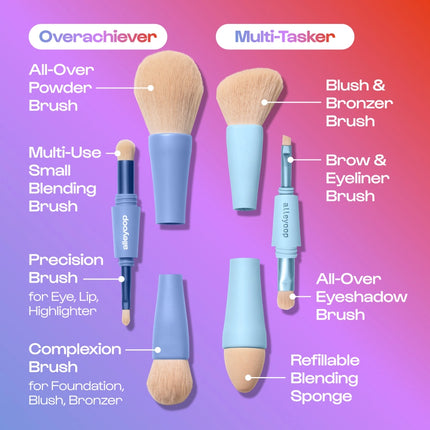 Alleyoop Multi-Tasker - 4-in-1 Makeup Brush