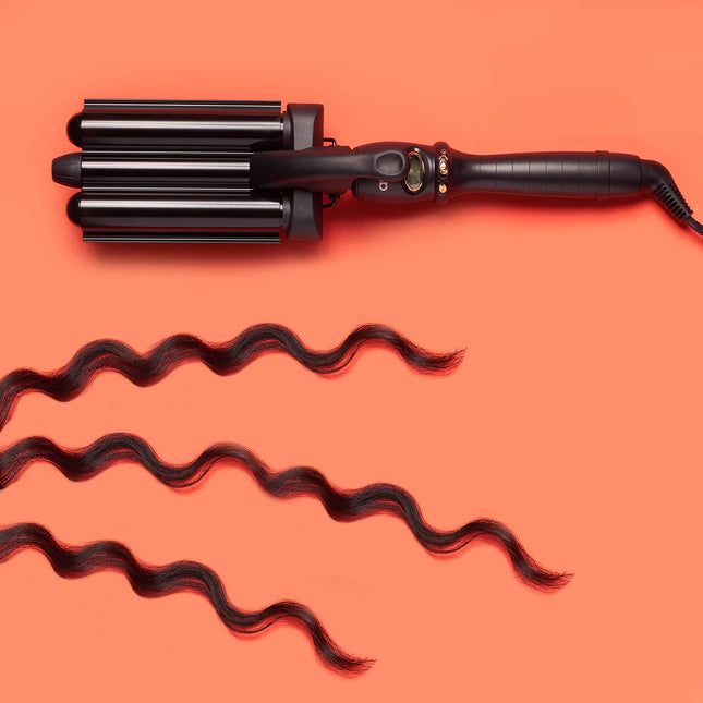Amika High Tide Deep Waver Beach Wave Curling Iron