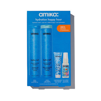 Amika Hydration Happy Hour - Hydration Wash + Care Set