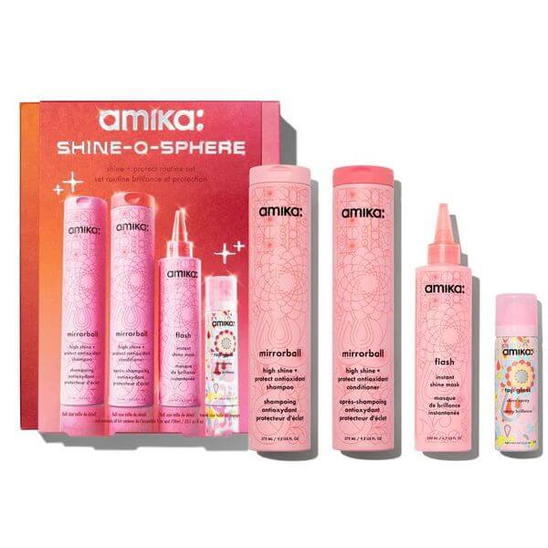 Amika Shine-O-Sphere Shine & Protect Routine Set