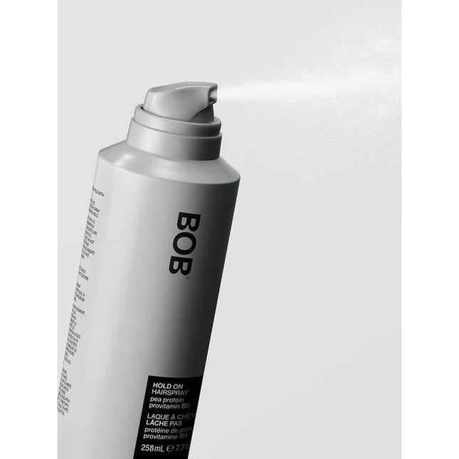 BACK OF BOTTLE Hold On Hairspray