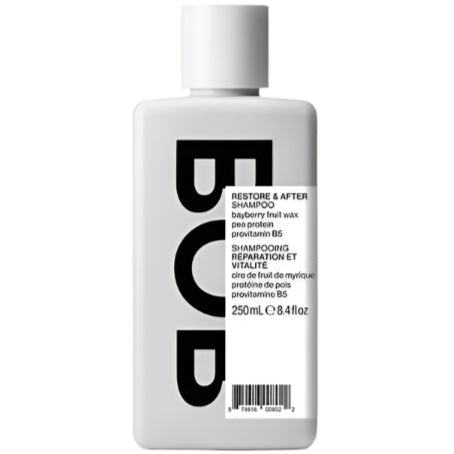 BACK OF BOTTLE Restore & After Shampoo