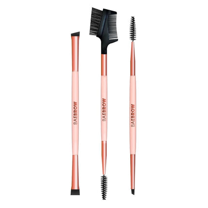 BAEBROW Brush Trio - Essential Brow and Lash Styling Kit