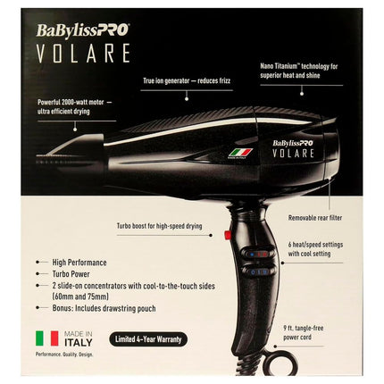 BabylissPRO BabylissPRO® Volare® V1 Dryer - Black