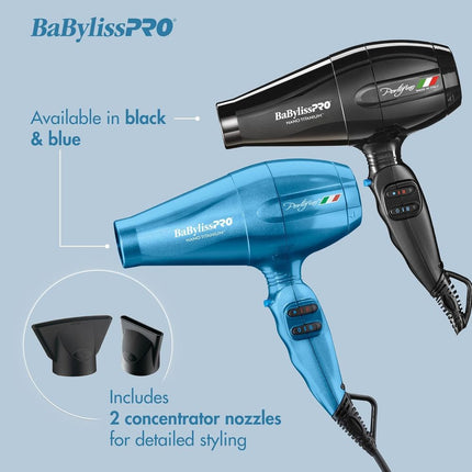 BabylissPRO Portofino Dryer - Blue