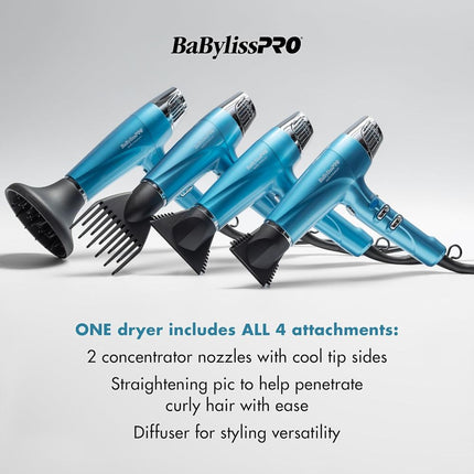 BabylissPRO® Nano Titanium™ Professional High-Speed Dual Iconic Dryer