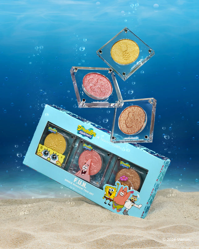 Beauty Creations Spongebob "F.U.N" Single Eyeshadow Set