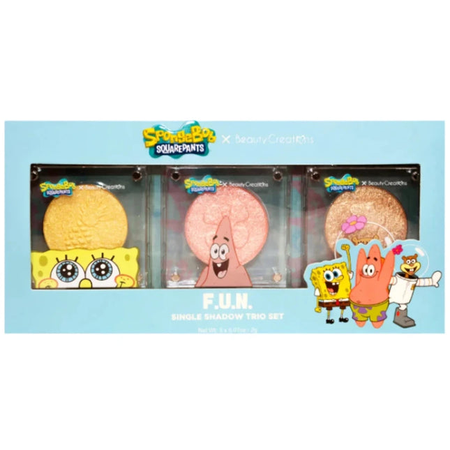 Beauty Creations Spongebob "F.U.N" Single Eyeshadow Set