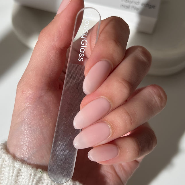 GlossyGlass Glass Nail Buffer - Round Edge