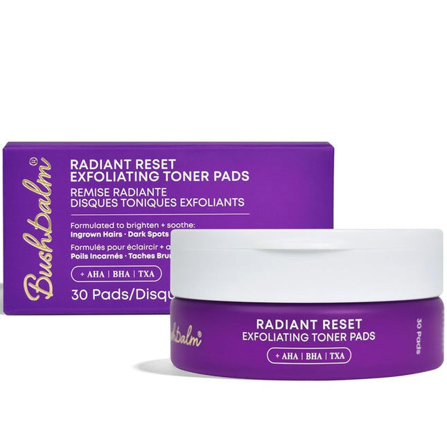 Bushbalm Radiant Reset Exfoliating Toner Pads