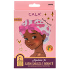 CALA® Satin Snuggle Bonnet - Rainbow Leopard