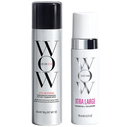 Color Wow Xtra Large Bombshell Volumizer + Style On Steroids DUO