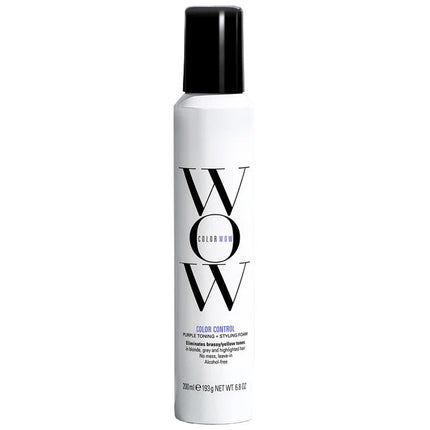 Color Wow Color Control Purple Toning + Styling Foam for Light Hair