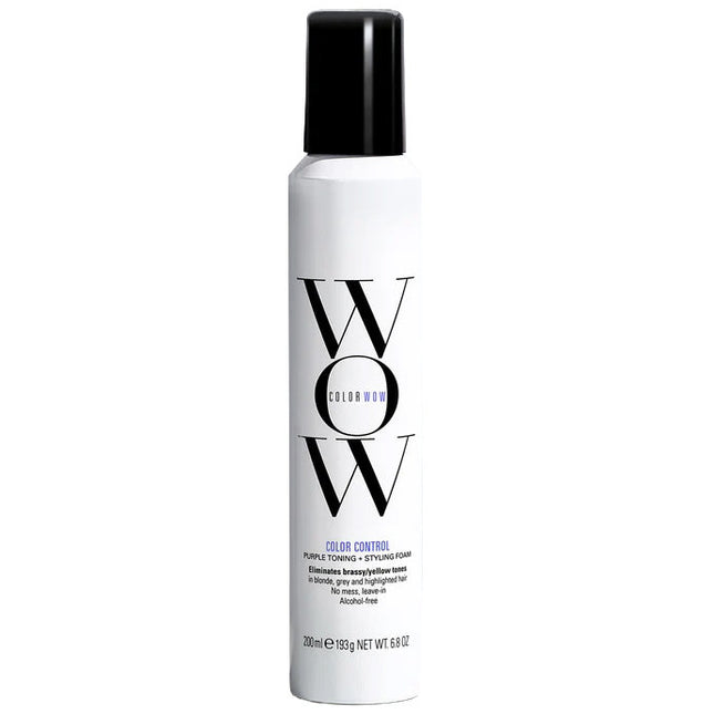 Color Wow Color Control Purple Toning + Styling Foam for Light Hair