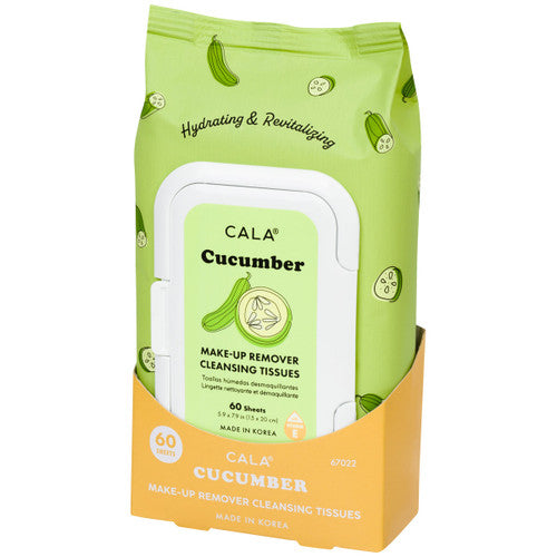 CALA Makeup Remover Cleansing Tissues: Cucumber (60 Sheets)