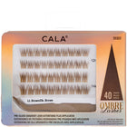CALA Ombre Lash Clusters: Light Brown