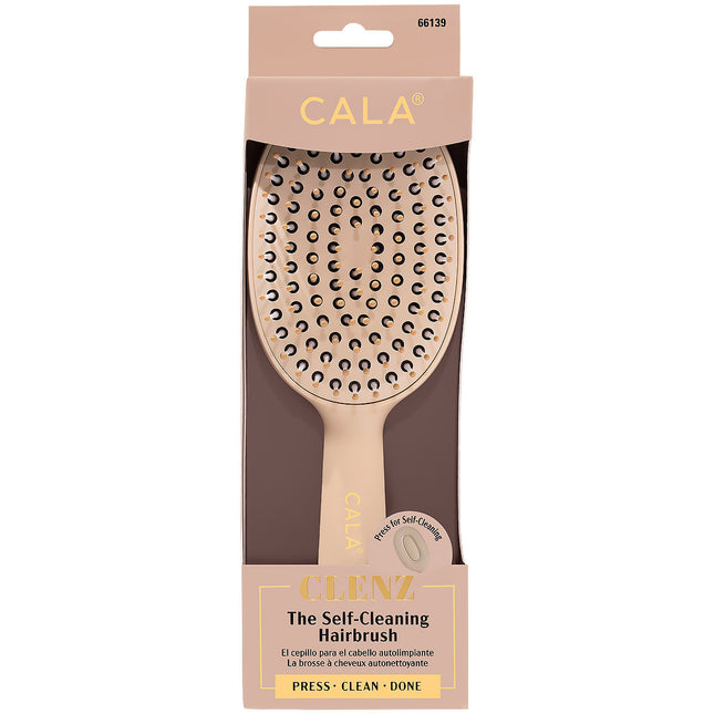 CALA Clenz: Self-Cleaning Hairbrush (Blush)