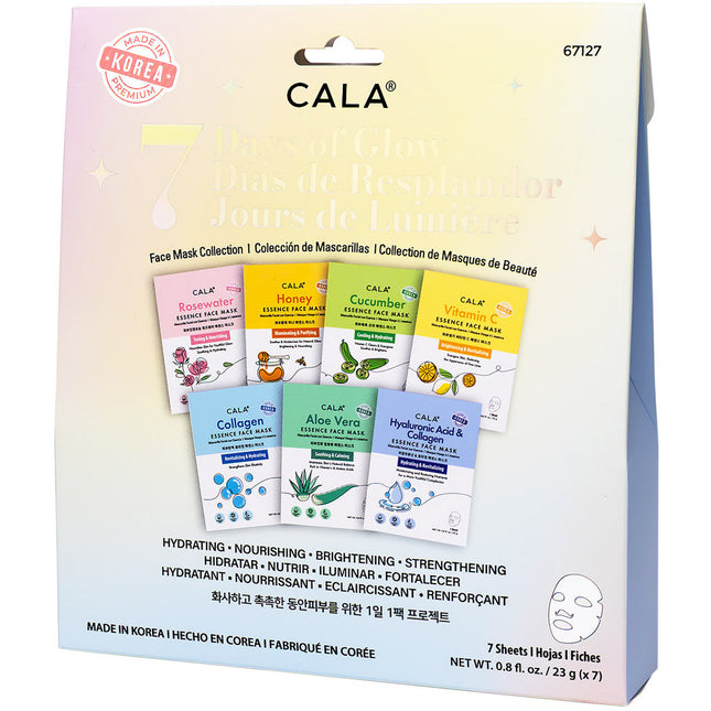 CALA 7 Days Of Glow Essence Face Masks (7 PCS)