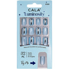 Cala Luminosity Cat Eye Chrome Blue Press On Nails