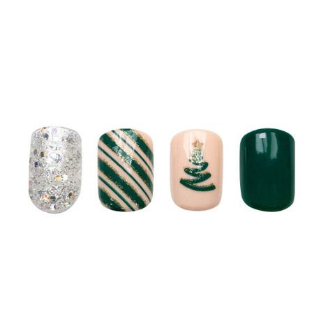 Cala Posh Dreams | Short Oval Xmas Tree Nails