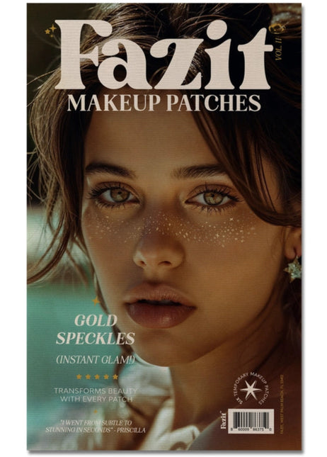 Fazit Gold Glitter Freckles Makeup Patches
