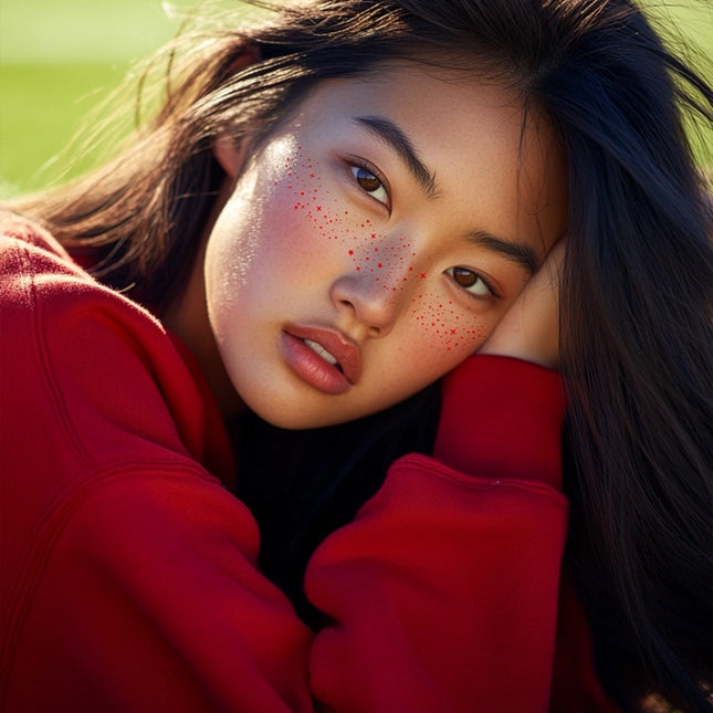 Fazit Red Spirit Speckles Makeup Patches - Team Spirit Collection