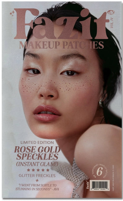 Fazit Rose Gold Glitter Freckles Makeup Patches